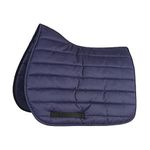 Shires Wessex High Wither Comfort Saddlecloth - Navy Blue: Cob/Full