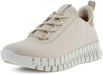 ECCO Women's Gruuv W Limestone Powder Sneaker, Limestone Powder, 8 US