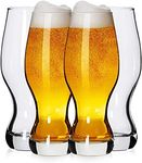 LUXU IPA Beer Glasses(Set of 4),16 