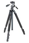 SLIK Pro 700DXQ AMT Tripod with 3-Way Pan & Tilt Head, Black (615-316)