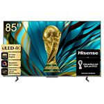 Hisense 85U78H - 85'' Smart 4K ULED 120 Hz Dolby Vision HDR10+ Google TV with Quantum Dot Technology (Canada Model) (2022), Black