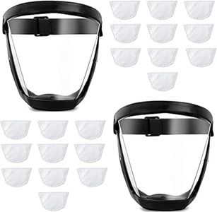 Face Shield for Grinding and Cutting,Anti-fog Protective Full Face Shields High-Definition for Weed Whacking,Safety Face Shield for Grinding and Dust Mask for Adults