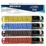 LCL Compatible Toner Cartridge 841504 841505 841506 841507 MP C2030 C2050 C2051 C2530 C2550 C2551 (1Black 1Cyan 1Magenta 1Yellow) Replacement for Ricoh Aficio MP C2030 MP C2050 MP C2051 MP C2530