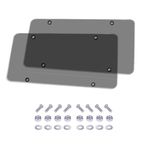 Clear Anti-Speed Red Light Toll Camera Stopper Plate Photo License Protective Shell Anti-Cover Unbreakable Holder Shield Bubble Design Exhibition Display Covers -Covers Car Decoration Cover