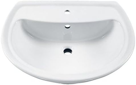 American Standard Cadet Pedestal Sink Basin with Center Faucet Hole Only, 0236001.020