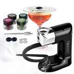 TMKEFFC Handheld Smoking Gun Food Cocktails Smoker Portable Smoke Infuser Accessories for Meat, Drinks, Cheese and Dessert, Cup Cover and Wood Chips Included