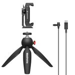 Sennheiser XS Lav USB-C Mobile Kit Omnidirectional Lavalier Microphone Ideal For USB-C Mobiles/Computers For Content Creators,Youtube, Vlogging,Home Videos (Black)