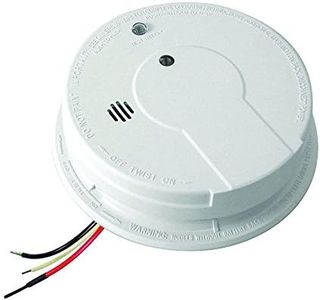 Kidde Hardwired Smoke Detector with 9-Volt Battery Backup, Photoelectric Smoke Alarm, Battery Included