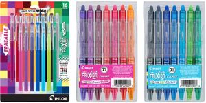 PILOT, FriXion Vibe Collection, 16pk Colorsticks, 7pk ZenFocus Clicker, 7pk Dreamglow Clicker, Assorted Inks