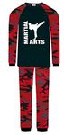 Jujak Boys Martial Arts Pyjamas Pjs Judo Taekwondo Karate (7-8 Years, Design 3)