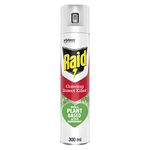 Raid Plant Based Crawling Insect Killer, Aerosol Bug Spray For Indoor Use, Kills and Controls Spiders, Silver Fish, Moths, Crickets, Fleas and Ants, 300 ml