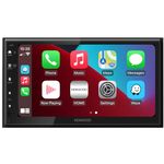 Kenwood DMX6523DABS - 17.3 cm WSVGA Moniceiver with DAB+/FM, Wireless CarPlay & Android Car, Apple & Android Wireless Mirroring, Bluetooth, Capacitive Touch Panel, DSP, 4 x 50 Watt, 3 x Pre-Out 2.5 V