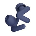 Alpine Silence Ear Plugs for Sleep, Focus & Travel - Comfortable, Reusable Hearing Protection - V-Shape Snug Fit & Soft Oval Tips – 4 Sizes XS/S/M/L – Up to 25dB Noise Reduction - Midnight Blue