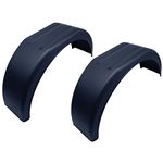 Mudguard for Trailer Wheels 13" Plastic Pair/Wing/Fender TR003