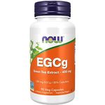 Now Foods, EGCG Green Tea Extract, 400mg, 90 Vegan Capsules, Lab-Tested, Gluten Free, Soy Free, Vegetarian, Non-GMO