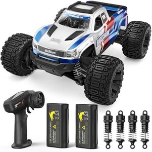UDIRC Fast RC Cars for Adults, 1:16 4x4 All-Terrain RC Truck, Upgradable to 56 MPH, Hobby Grade Off Road RTR Remote Control Car for Beginners, Boys & Girls