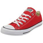 Converse Unisex Chuck Taylor All Star Core Ox Sneaker, Red, Men's 6, Women's 8