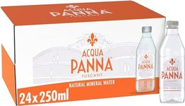 Acqua Panna Still Natural Mineral Water in Glass 250ml (Pack of 24)