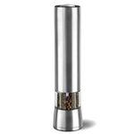 Cole & Mason Hampstead Precision Electric Pepper Grinder with LED Light, Stainless Steel