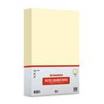 Ivory 8.5 x 14" Legal Size Pastel Light Color Paper | 1 Ream of 500 Sheets Y