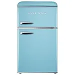 Galanz 3.1 cu.ft. Retro Top Freezer Refrigerator, Bebop Blue