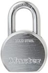 Master Lock 930DPF High Security Keyed Different Padlock with 2-1/2-Inch Solid Steel Body, 1-1/8-Inch Shackle