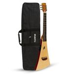 Kadence WNE-01 Wanderer 36" Electro Acoustic Guitar | Slim Body | Travel Friendly | Spruce Wood | Comes with Bag | Includes Learning Course | Natural