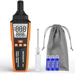 INSTRODOTS Temperature Humidity Meter, High Precision Digital Hygrometer with Ambient, Dew Point, Wet Bulb Temperature for Indoor Outdoor, Thermometer with Min/Max, Data Hold, LCD Backlight, TH11