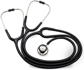 Ever Ready First Aid Deluxe Dual-Head Teaching Stethoscope for Medical Training, Nursing Students and Teachers – Black