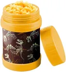 Bentology Stainless Steel Insulated 13oz Lunch Jar Thermos for Kids- Dinosaur- Large Leak-Proof Storage for Hot or Cold Food, Soup, Liquid with Wide Mouth-BPA Free for Back to School Lunch Boxes, Bags