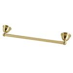 Kingston Brass BA3962BB Restoration 18-Inch Towel Bar, Brushed Brass