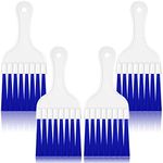 4 Packs Air Conditioner Condenser Cleaning Brush Refrigerator Coil Brush HVAC Coil Cleaner Brush Small Plastic Whisk Brush (Blue)