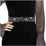 Tgirls Rhinestone Waistband Elastic