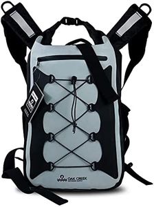 Oak Creek Canyon Falls 30L Dry Bag Backpack. Premium Waterproof Backpack with Padded Shoulder Straps. PVC Construction. Keep Your Gear Dry