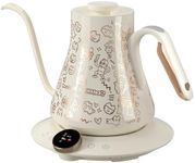 Cocinare x Chanoir FLOW M9 Pro Electric Kettle, Art de Paris Collaboration, ±0.5℉ Precise Temp Control for Coffee & Tea, Stainless Steel Interior, Fast Heating for Boiling Water (Chanoir White)