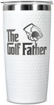 Golf Gifts for Dad - Golf Christmas Gifts - Dad Golf Gifts - Golf Gifts for Men, Dad, Husband - Funny Golf Gifts - Golf Gifts for Men Golfers - Christmas Gifts for Golf Lovers - 20 Oz Golf Cup Tumbler