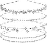 Jaciya Rhinestone Headband Silver B