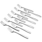 Gitany 12 Pieces Small Dessert Forks Cake Forks Set, Stainless Steel