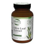 St. Francis Herb Farm | Olive Leaf 5:1 Extract Capsules | Antioxidant Support for a Healthy Heart | Helps to Maintain Healthy Blood Pressure & Improve Cardiovascular Health | 16-24% Oleuropein | Canadian Company | 60 Vegicaps