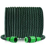 100ft Expandable Garden Hose Plus, Extra Long Hose Pipe 30m Extra Strength Without Spray Gun Nozzle, Magic Hose As Seen on TV Car Wash Hose, Hosepipes for Garden Easy to Use & Store (100ft)…