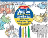 Melissa & Doug - Jumbo Colouring Pad - Blue