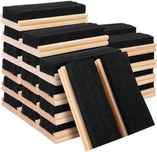 24 Pack Chalkboard Erasers Blackboard Eraser Premium Wool Felt Eraser Wood Chalk Eraser for Chalkboard Office School Teachers Kids