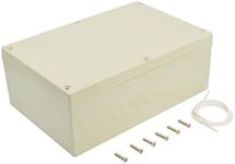 LeMotech Waterproof Dustproof IP65 ABS Plastic Junction Box Universal Electrical Project Enclosure Pale Gray