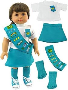 18 Inch Doll Clothes - Junior Girl Scout Outfit | Fits 18 American Girl Dolls |