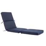 Maphissus 74 inch olefin Outdoor Chaise Lounge Cushion, Water Resistant Foldable Pool Lounge Chair Cushion Patio Reclining Sun Lounger Cushions