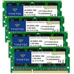 Timetec Hynix IC DDR3L 1600MHz PC3-12800 Unbuffered Non-ECC 1.35V CL11 2Rx8 Dual Rank 204 Pin SODIMM Laptop Notebook Computer Memory RAM Module Upgrade (16GB Kit(4x4GB))