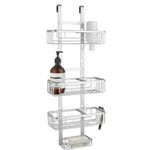 lakeland Adjustable Bath & Shower Caddy – Hangs Over Door Or On Wall Aluminium To Prevent Rusting