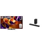 LG 65-Inch G4 OLED evo 4K Smart TV and, LG S77TY 3.1.3 ch. Soundbar