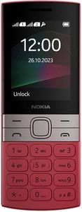 Nokia 150 Dual SIM Premium Keypad Phone | Rear Camera, Long Lasting Battery Life, Wireless FM Radio & MP3 Player and All-New Modern Premium Design | Red