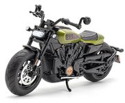 TRICKS TOYS Harley Davidson Sportster Model Toy Bike with Diecast Car Sound Light S Alloy Motorcycle Toy Gift for Kids (Multicolor)